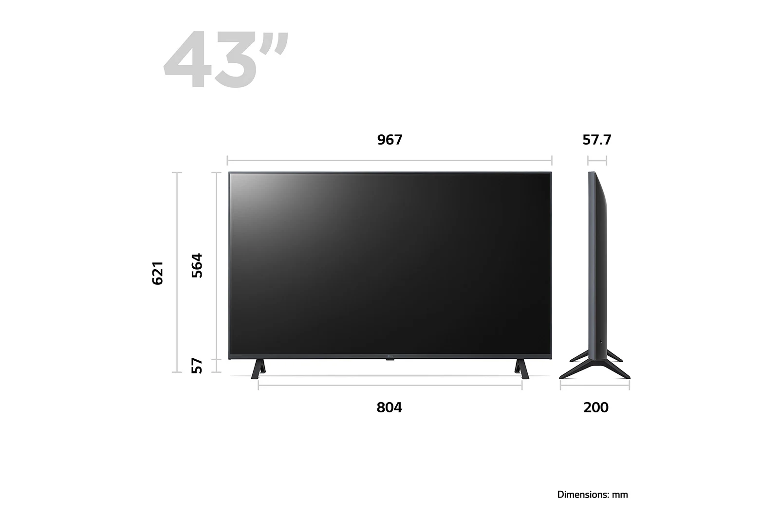 LG 43" 4K Smart TV UHD | 43UR78006LK.AEK | LG-43UR78006LK.AEK